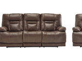 Wurstrow Umber Power Reclining Sofa, Loveseat And Recliner
