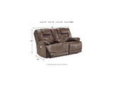 Wurstrow Umber Power Reclining Sofa, Loveseat And Recliner