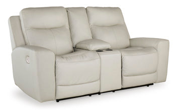 Mindanao Coconut Power Reclining Loveseat With Console