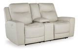 Mindanao Coconut Power Reclining Loveseat With Console