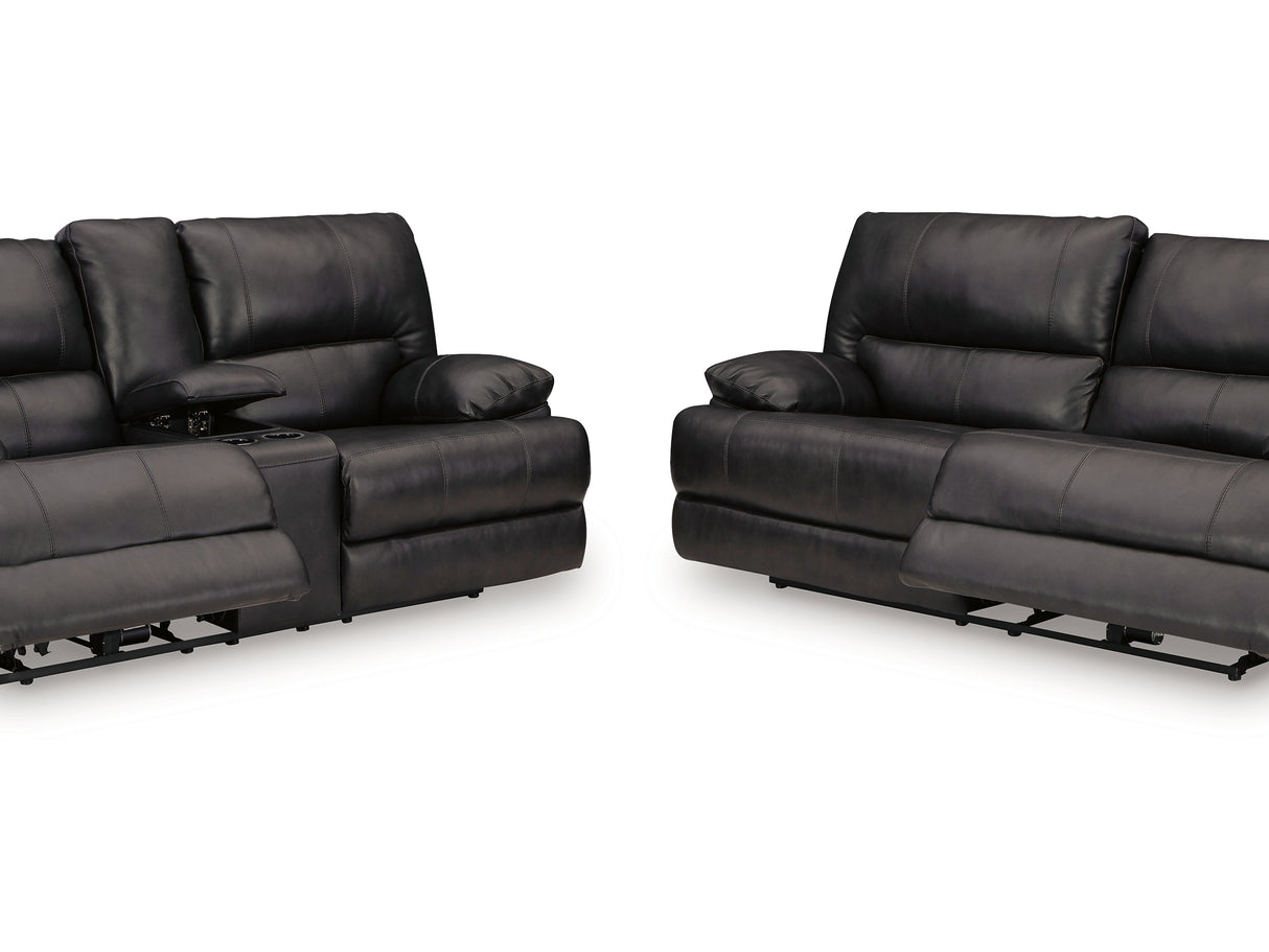 Mountainous Eclipse Power Reclining Sofa, Loveseat And Recliner