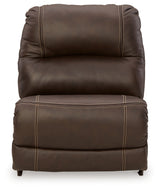 Dunleith Chocolate Armless Chair