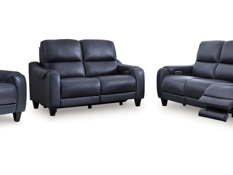 Mercomatic Ocean Power Reclining Sofa, Loveseat And Recliner