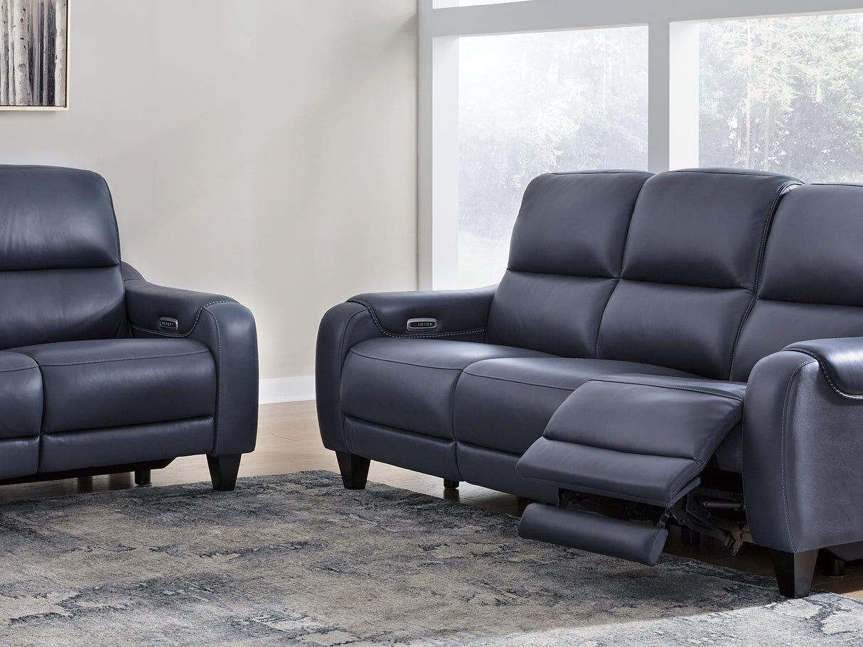 Mercomatic Ocean Power Reclining Sofa And Loveseat
