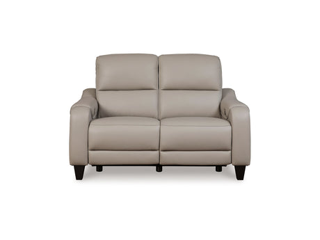 Mercomatic Gray Power Reclining Sofa, Loveseat And Recliner