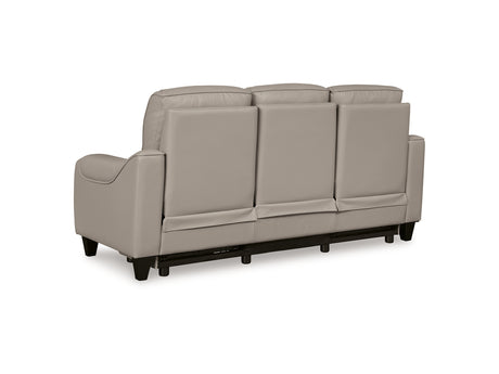 Mercomatic Gray Power Reclining Sofa, Loveseat And Recliner