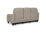 Mercomatic Gray Power Reclining Sofa And Loveseat