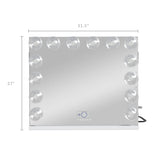 Marilyn Hollywood Vanity Mirror Pro Max- Tabletop or Wall Mount Vanity Mirror with 14 G95FLM Bulbs