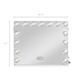 Marilyn Hollywood Vanity Mirror Pro Max with 15 PCS G95FLM Bulbs