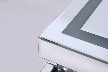 LED Bedside Table with Wireless Charger