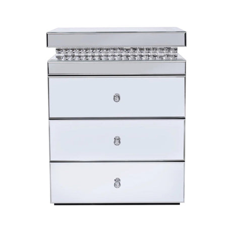 LED Bedside Table with Wireless Charger