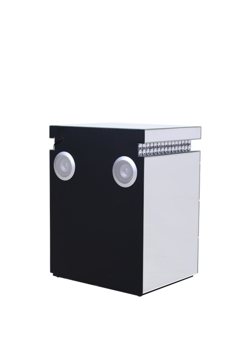 LED Bedside Table with Wireless Charger