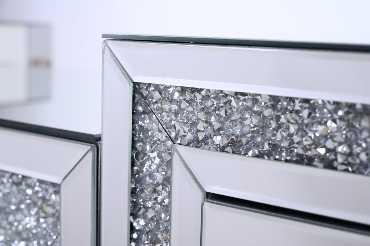 Mirrored Vanity With LED Lights