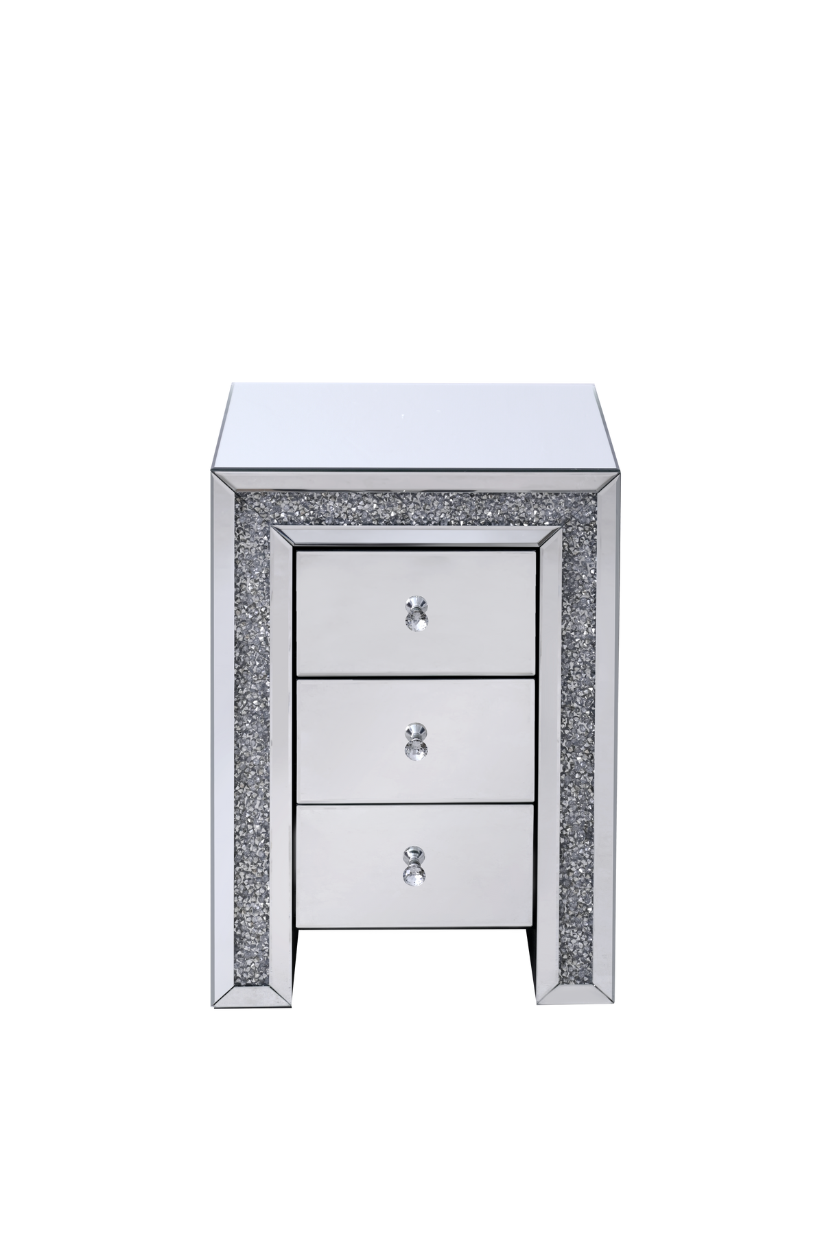 Crushed Diamonds LED Bedside Table