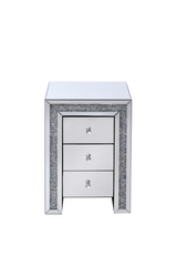 Crushed Diamonds LED Bedside Table