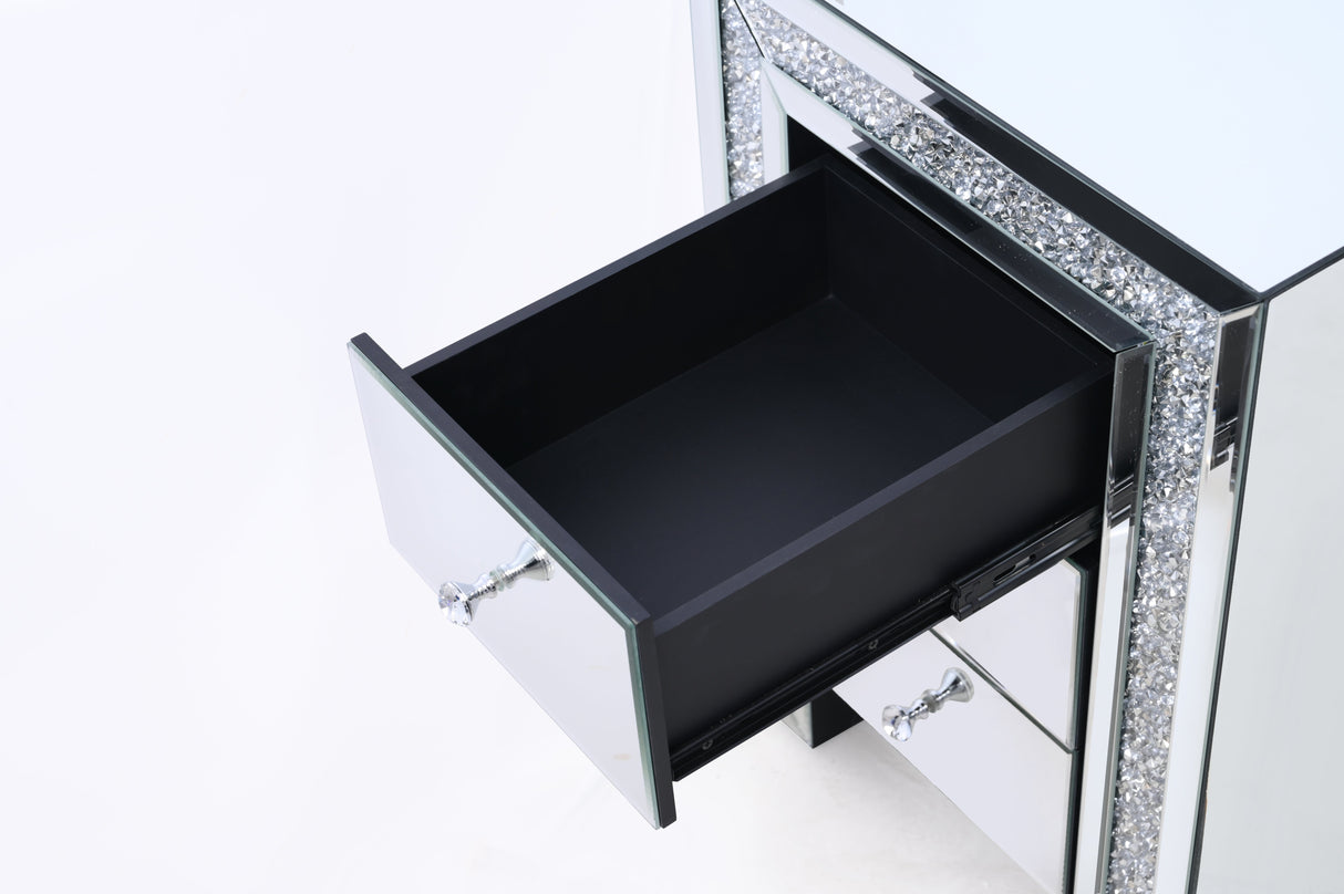 Crushed Diamonds LED Bedside Table