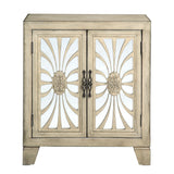 Nalani Antique White Finish Accent Table