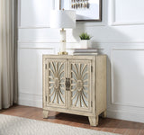 Nalani Antique White Finish Accent Table