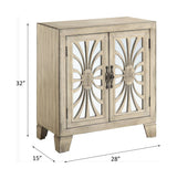 Nalani Antique White Finish Accent Table