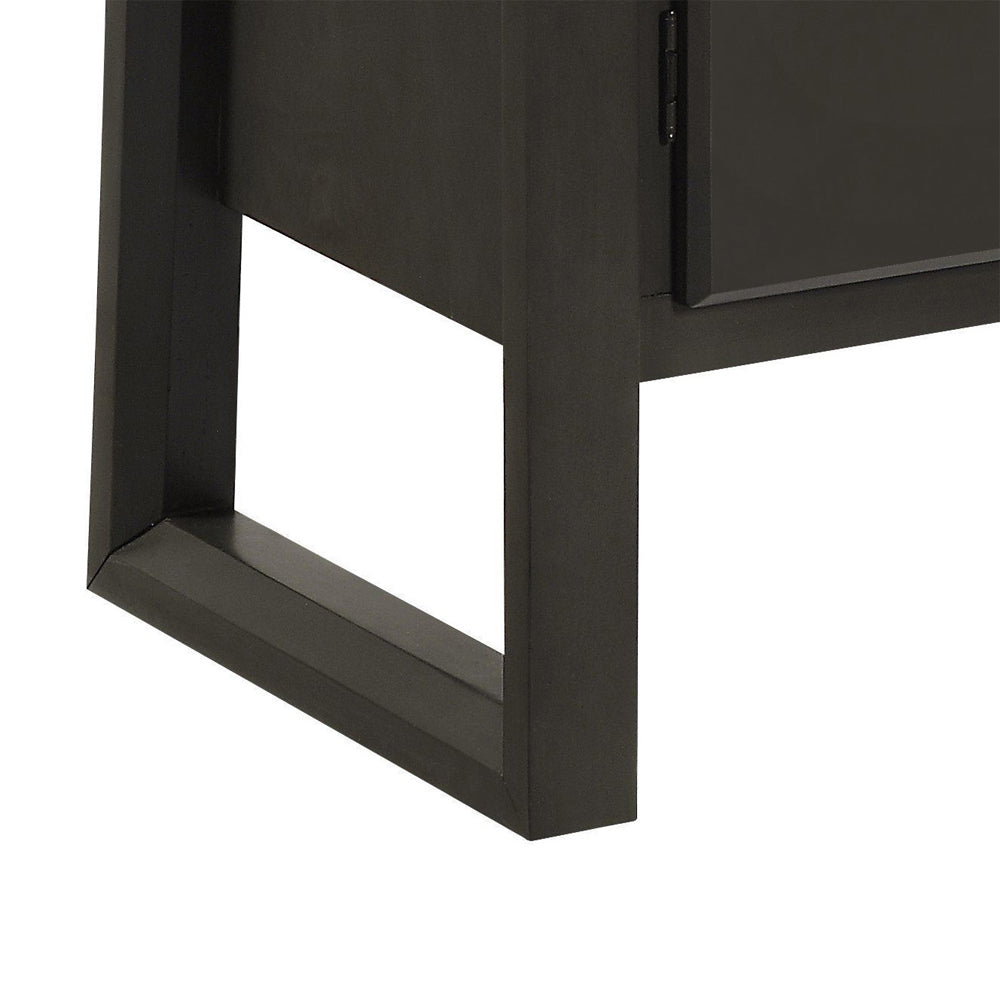 Madan Gray Oak Finish Server