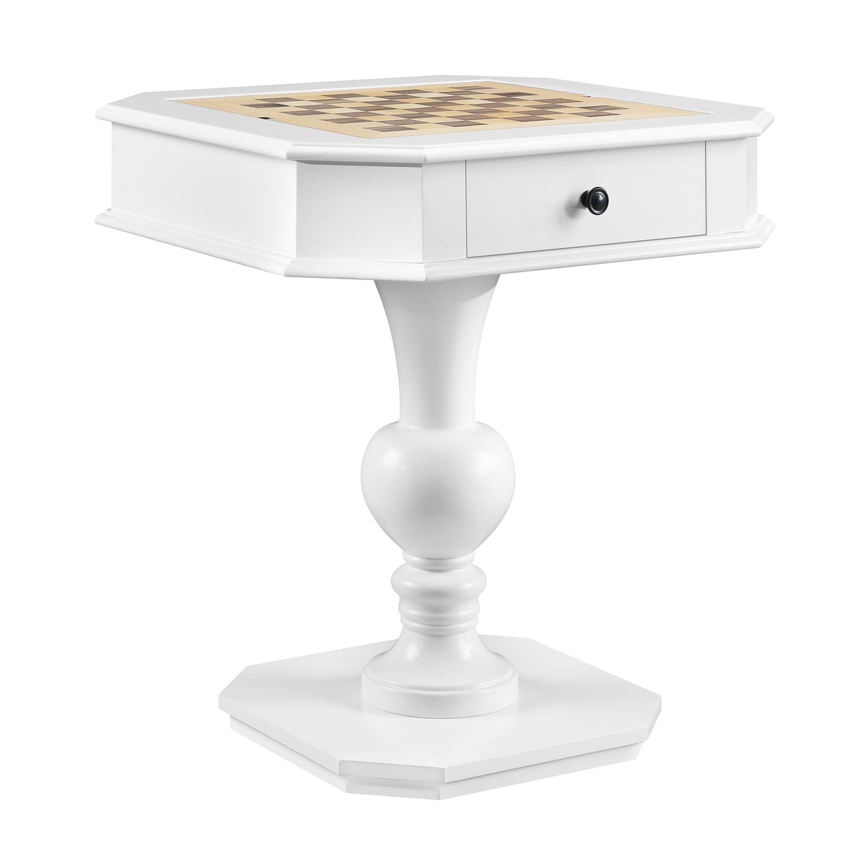 Galini White Finish Gaming Table
