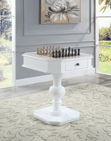 Galini White Finish Gaming Table