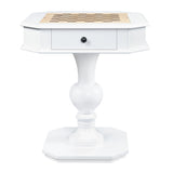 Galini White Finish Gaming Table