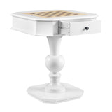 Galini White Finish Gaming Table