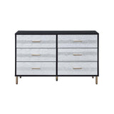 Myles Black, Silver & Gold Finish Dresser