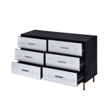 Myles Black, Silver & Gold Finish Dresser