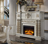 Vendom Antique Pearl Finish Fireplace