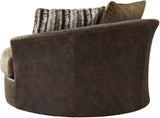 Alesbury Living Room Set In Chocolate