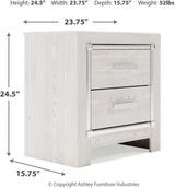 Altyra Panel Bedroom Set In White