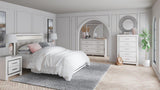Altyra Panel Bedroom Set In White