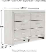 Altyra Panel Bedroom Set In White