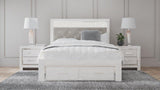 Altyra Panel Bookcase Bedroom Set In White