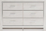 Altyra Panel Bookcase Bedroom Set In White