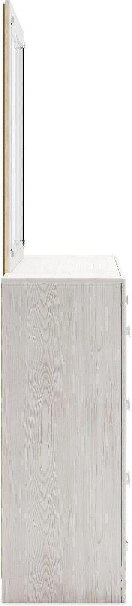 Altyra Panel Bookcase Bedroom Set In White