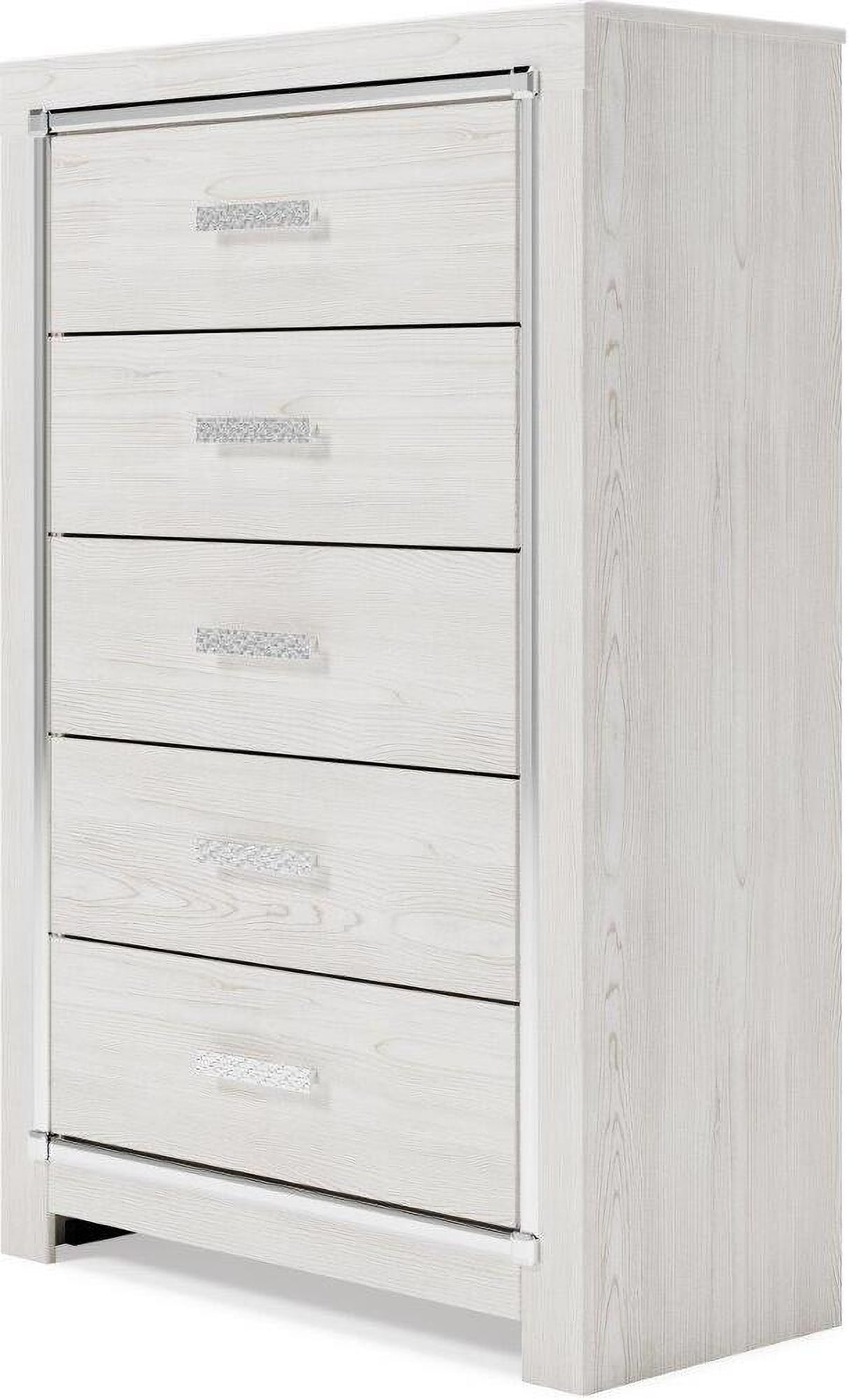 Altyra Panel Bookcase Bedroom Set In White