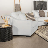 Ashlyn White Upholstered Living Room Set