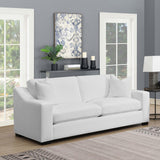 Ashlyn White Upholstered Living Room Set