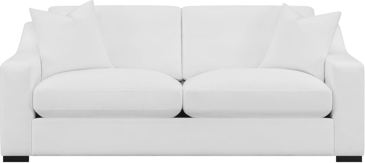 Ashlyn White Upholstered Living Room Set