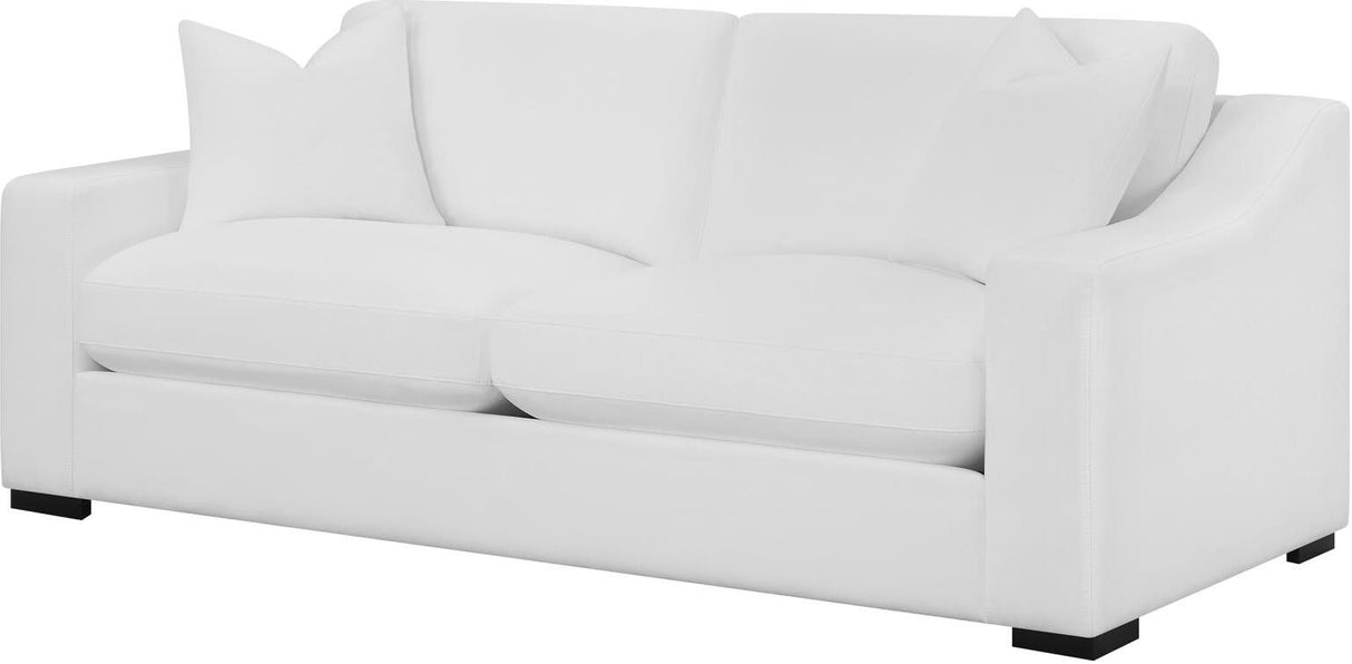 Ashlyn White Upholstered Living Room Set