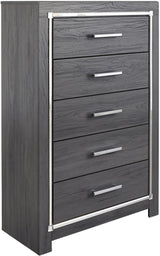 Lodanna Gray Youth Upholstered Panel Storage Bedroom Set