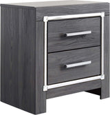 Lodanna Gray Youth Upholstered Panel Storage Bedroom Set