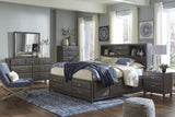Caitbrook Gray Storage Panel Bedroom Set