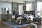 Caitbrook Gray Storage Panel Bedroom Set