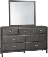 Caitbrook Gray Storage Panel Bedroom Set