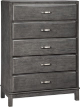 Caitbrook Gray Storage Panel Bedroom Set