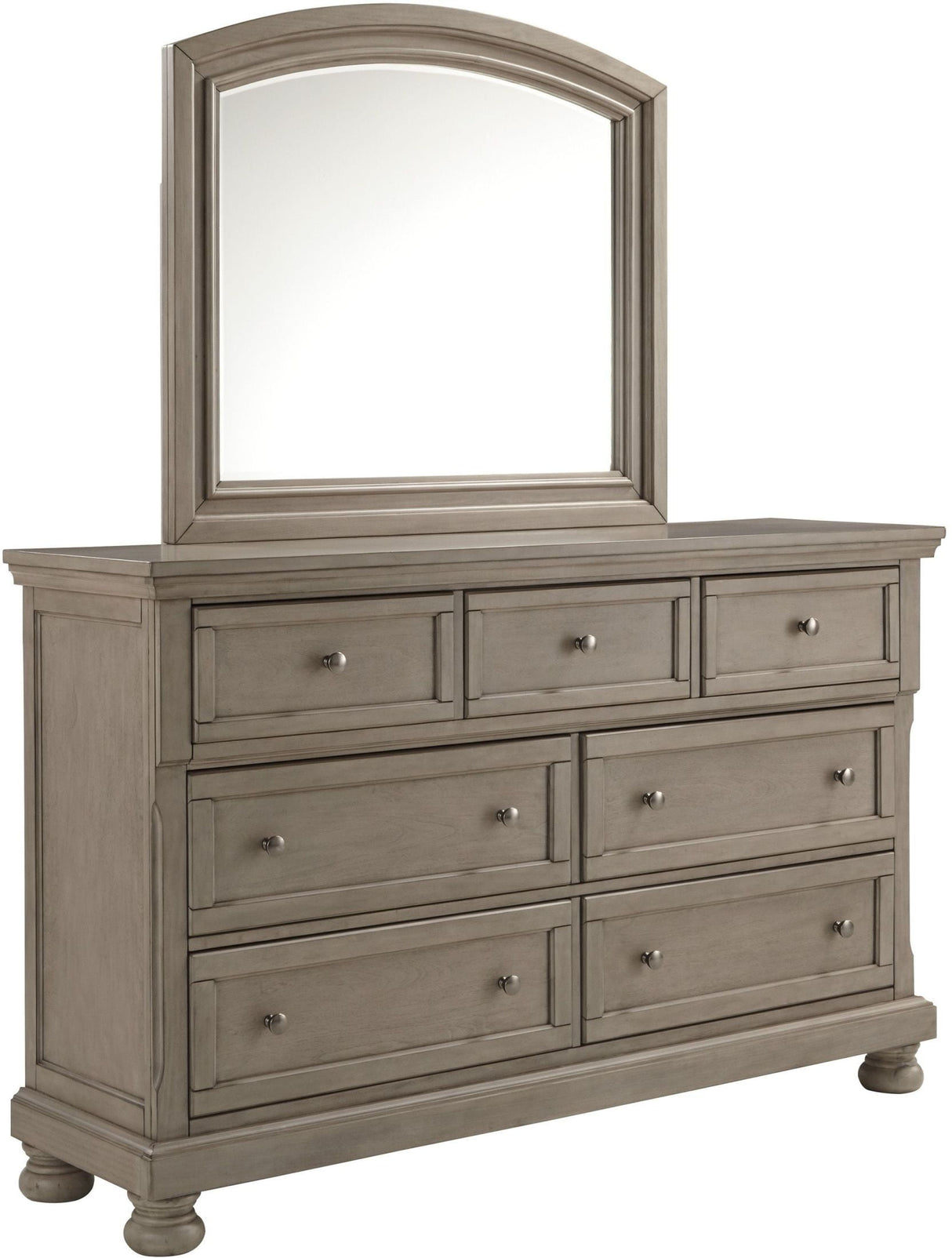 Lettner Light Gray Panel Bedroom Set